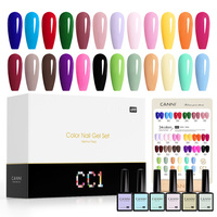 Kit de Vernis Gel UV CANNI CC1-CC6 Nouvelle Collection, Sans HEMA, 30 Pièces/Set, Usage Professionnel pour Salons de Manucure