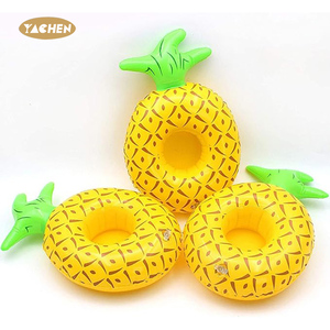 Yachen nhiệt đới dứa Inflatable uống chủ hồ bơi <span class=keywords><strong>Float</strong></span> uống chủ sở hữu cup floatiest cho mùa hè bên hồ bơi - Product Image 1