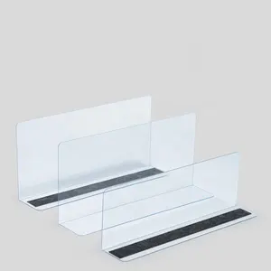 Clear Pvc Plastic Pharmacy Acrylic Wire Shelf Dividers with Magnetic