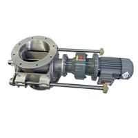 Vanne à vis sans fin rotative DN200, vanne d'échappement en étoile, déchargeur en étoile, vanne d'échappement en étoile, vanne à vis sans fin rotative