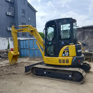Excavadora Komatsu PC55MR japonesa de segunda mano, excavadora Komatsu PC55MR-3 PC55MR-5 de cola cero disponible para la venta a bajo precio - Product Image 2