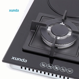 Xunda Table de cuisson hybride domestique à gaz et électrique 3 gaz 1 <span class=keywords><strong>plaque</strong></span> de cuisson électrique encastrée cuisine quatre cuisinières cuisinière à gaz vente en gros - Product Image 6