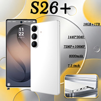 Nouveau prix d'usine S26 Ultra 5G CDMA Smartphone 7,3 pouces Version mondiale Grand écran Android 15 Double carte SIM Téléphone portable