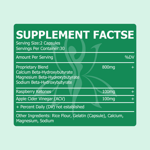 OEM Package Adults Slimming Products Balance Gut Flora Organic Fat Burner Capsules with Raspberry Ketones Magnesium <b>Supplement</b> - Product Image 3