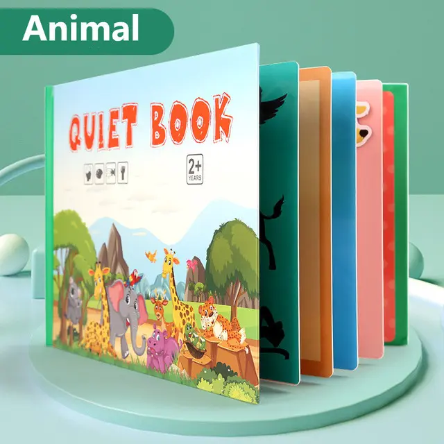 ULi Montessori Interactive Toys Quiet Busy Book for Kids Preschool learning Education Learning Skills Quiet Book Toddlers