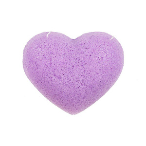 Éponge <span class=keywords><strong>Konjac</strong></span> à cœur, exfoliante pour le visage, 100% naturelle, en forme de cœur, emballage personnalisé, biologique, 1 pièce - Product Image 6