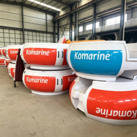 Bateau de loisirs électrique circulaire multifonction avec barbecue, table de mahjong, bateau donut pour divertissements aquatiques
