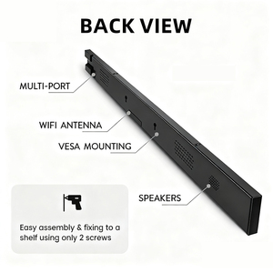 Schermo LCD Digitale per Scaffali Intelligenti con Touch Screen Estensibile e Animazioni Pubblicitarie per Supermercati, Risoluzione 2K - Product Image 5