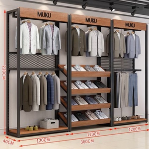 Negozio di abbigliamento al dettaglio <span class=keywords><strong>negozi</strong></span> di abbigliamento Interior Design Boutique mobili espositore metallo portabiciclette - Product Image 6
