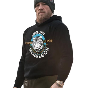 Pure Color Winter <b>Men's</b> Hoodie, High-quality Thick <b>Pullover</b> Hoodie with Street Style, Custom Printed Pattern Design - Product Image 6