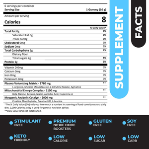 जीवन योग्य क्रिएटिन साइट्रलाइन आर्जिनिन हुपरज़िन पंप प्रीकसरत गुम्मीज़/पाउडर के लिए पाउडर - Product Image 6