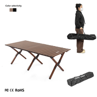 Table et chaises pliantes en aluminium pour l'extérieur, idéales pour pique-nique, camping, barbecue, voyage, transportables