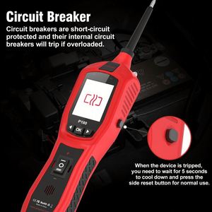 TOPDIAG P180 Power Probe Circuit Tester 12-24V Universal Vehicle Electrical Systems Diagnostic <b>Battery</b> Test 1 Year for All Cars - Product Image 5