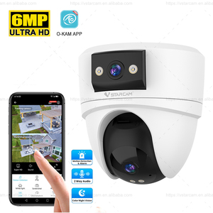 Vstarcam cs2dr 6MP 3K 360 ° Dome Máy ảnh ống kính kép ai con người phát hiện tầm nhìn ban đêm thẻ SD cho bé giám sát an ninh IPTV - Product Image 1