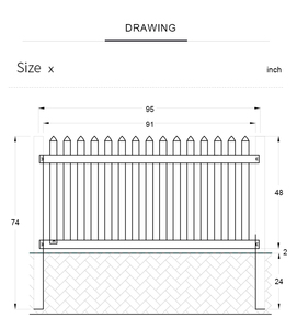 Fentech ngoài trời PVC Vinyl tạm thời picket hàng rào dễ dàng lắp ráp tổ chức sự kiện loại bỏ áp lực điều trị 3D mô hình - Product Image 4