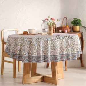 Fil de cuisine rectangle classique personnalisé brodé floral DR belle couverture de table de couleur - Product Image 4