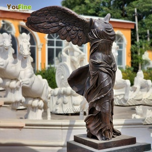 YOUFINE Grande <span class=keywords><strong>Statua</strong></span> di Dea Greca a Grandezza Naturale Scultura in Bronzo da Esterno Donna Senza <span class=keywords><strong>Testa</strong></span> <span class=keywords><strong>Statua</strong></span> della Vittoria Alata - Product Image 4