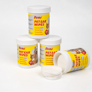 Lingettes lavables réutilisables pour animaux de compagnie, pour nettoyer les pattes, les yeux, les oreilles et l'hygiène buccale des chiens et des chats, non tissées - Product Image 1