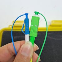 Kotak Kabel Peluncur OTDR SC/APC-LC/UPC 150/200/300/500/1km SM 1310/1550nm Serat Optik