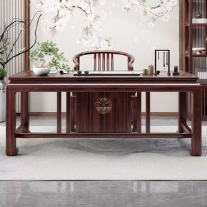 Chinese Style <b>Solid</b> <b>Wood</b> <b>Desk</b> Ebony Writing Table Office Study Furniture DY1579893 - Product Image 2