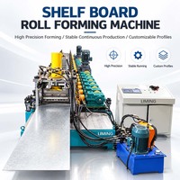 Machine de formage à rouleaux Liming pour panneaux de rayonnages métalliques et production d'étagères d'entrepôt