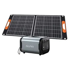 Nieuwe Technologie 60W Draagbare Opvouwbare Zonnepanelen Plastic Handvat Pv-Panelen Camping Travelling Zwarte Kleur/Aangepast Voor Buiten