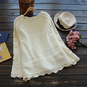 Nouveau cardigan en tricot côtelé torsadé à lacets pour femme, couleur unie, boutonné, coupe classique, manches longues, polyester/coton, idéal pour l'été et les occasions décontractées - Product Image 4