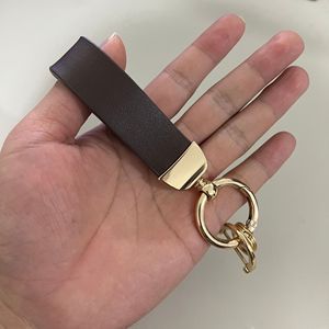 Customized LOGO Promotional Car Keychain Comfortable Luxurious Metal <b>Keyring</b> Genuine Leather Fashionable Key Pendant Keychain - Product Image 3