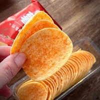Chips de pommes de terre saines 180g, texture semi-molle, snacks exotiques au goût salé, en conserve, directement de l'usine alimentaire et de boissons