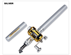 Portable Pocket Telescopic Mini <strong>Fishing</strong> Pole <strong>Pen</strong> Shape Folded <strong>Fishing</strong> <strong>Rod</strong> With Reel Wheel <strong>Fishing</strong> <strong>Rod</strong> - Product Image 3