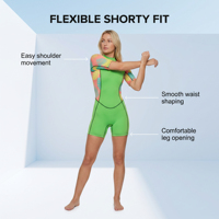 Combinaison de plongée courte en néoprène personnalisée de 3 mm pour femmes, respirante, pour adultes, plongée sous-marine, surf, avec motif imprimé sexy