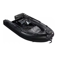 Petit bateau pneumatique semi-rigide de 10 pieds (300 cm) en Hypalon/PVC, coque double en aluminium