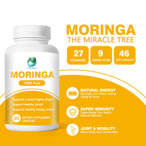 شحن سريع، كبسولات المورينجا النقية 100٪ لدعم جودة النوم وتحسين مستويات الطاقة، مكملات غذائية، حبوب المورينجا - Product Image 4