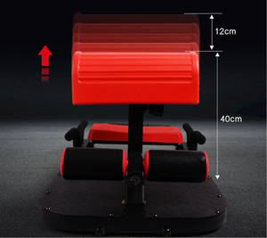 Banco Ajustable, Dispositivo Auxiliar <span class=keywords><strong>para</strong></span> Sentadillas, Máquina Plegable de Metal <span class=keywords><strong>para</strong></span> Entrenamiento de Cadera, <span class=keywords><strong>Abdomen</strong></span> y Piernas, <span class=keywords><strong>para</strong></span> Uso en Interiores - Product Image 2