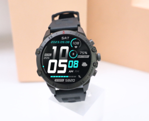 T57 BT Talking Watch AMOLED Screen Heart Rate oximetry huyết áp giám sát ba quốc phòng Smartwatch - Product Image 3