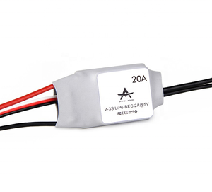 T-MOTOR AT20A 2-3S <span class=keywords><strong>ESC</strong></span> למטוסים בעלי כנפיים קבועות, בקר מהירות אלקטרוני ללא מברשות בעל יעילות גבוהה לזמן טיסה ממושך למאווררים מדויקים של רחפנים - Product Image 1