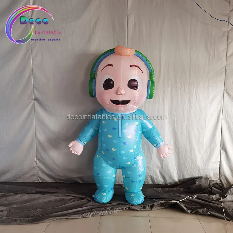 Disfraces inflables personalizados para bebés, trajes de fiesta con soplador, dibujos animados