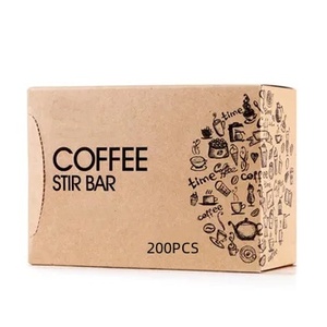 에코웨어 친환경 맞춤 로고 생분해성 나무 커피 스틱 일회용 맞춤 사이즈 파티/웨딩용 - Product Image 6