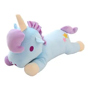 Sunicorn אופקי unlight אור מוסיקלי bluet' unicorn plush צעצוע רך ממולא בעלי חיים רב דגם חמוד צעצועים חתוך