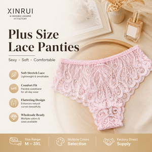 Tanga de Encaje para <span class=keywords><strong>Mujer</strong></span>, <span class=keywords><strong>Ropa</strong></span> <span class=keywords><strong>Interior</strong></span> de Encaje Suave y Elástica, Bragas Transpirables y Sexys, Tallas Grandes, Venta al Por Mayor, Fabricante OEM ODM - Product Image 1