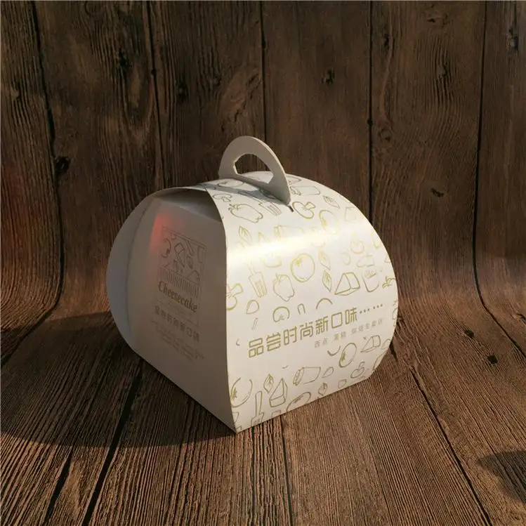 Boîtes à gâteaux en papier Cupcake Noël Para Envios Set de tranches de gâteau Fleur vide pour paquet de petite entreprise Lait Caja Carton Maqueta