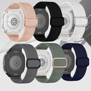 Bracelet de montre en nylon élastique à motif ondulé pour Samsung Galaxy Watch 8 Band 40mm 44mm/8 Classic 46 mm, respirant et tendance, bracelet de 22 mm - Product Image 6