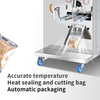 Machine d'Emballage Entièrement Automatique pour Petits Sacs en Papier, Conditionneuse Alimentaire Sel Poivre Café en Poudre Sucres, Neuve, Feuille d'Aluminium