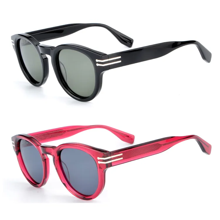 Fashion Vintage Jacques Sunglasses New Colors Thick Acetate Frame TAC Lens Retro Square Design Women 2023