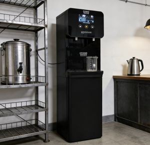Purificateur d'eau par osmose inverse multifonctionnel intelligent pour la maison, distributeur d'eau chaude et froide en plastique à chargement par le bas, industriel, avec 2 robinets pour l'eau potable - Product Image 1