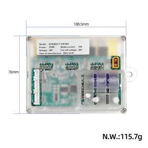 Kit completo de controlador y cable de pantalla de 36V 550W para scooter eléctrico, juego de cables de pantalla y controlador de 36V 550W - Product Image 4