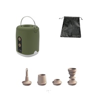 Mini pompe électrique portable multifonctionnelle d'extérieur avec batterie lithium-ion LED, longue autonomie, sans fil, gonflage/dégonflage pour le camping