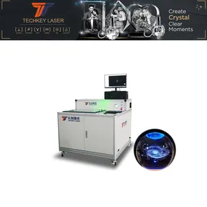 Hoge Kwaliteit Glas Kristal K9 3d Laser Gegraveerde Bal Custom K9 Laser Gravure Machine Voor Bal Speciale Binnenkant Graveren