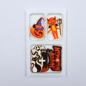 Décorations comestibles pour gâteaux d'<span class=keywords><strong>Halloween</strong></span>, glaçage sucré fantôme citrouille, <span class=keywords><strong>décoration</strong></span> effrayante pour les fournitures de pâtisserie de fête - Product Image 5