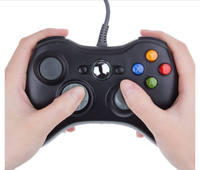 Manette de jeu filaire USB pour Microsoft Xbox360, prix de gros